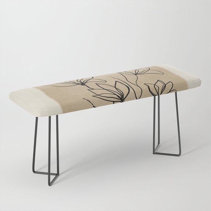 Line Wildflowers 2 Bench Gallery Image 1