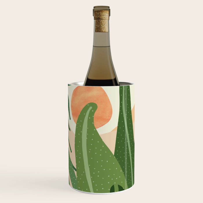 Desert Garden Sunset Landscape Wine Chiller Gallery Image 1