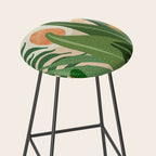 Desert Garden Sunset Landscape Stool Gallery Image 2