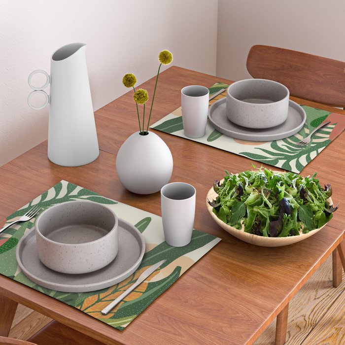 Desert Garden Sunset Landscape Placemat Gallery Image 2