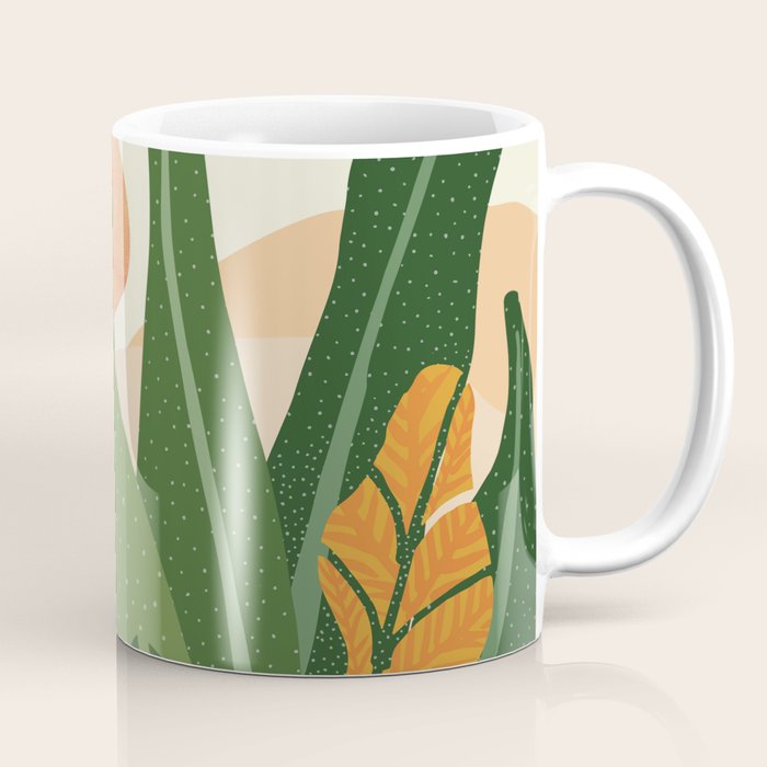 Desert Garden Sunset Landscape Coffee Mug Gallery Image 1