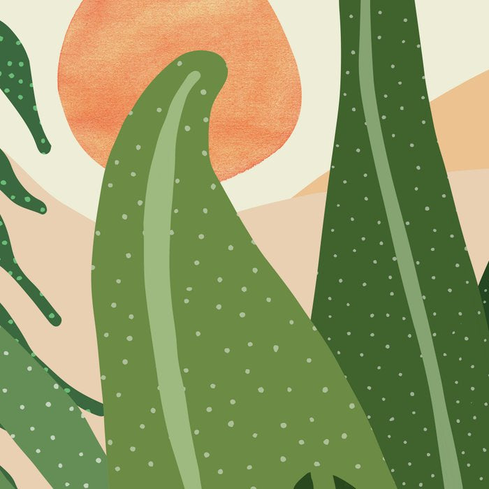 Desert Garden Sunset Landscape Coffee Mug Gallery Image 2