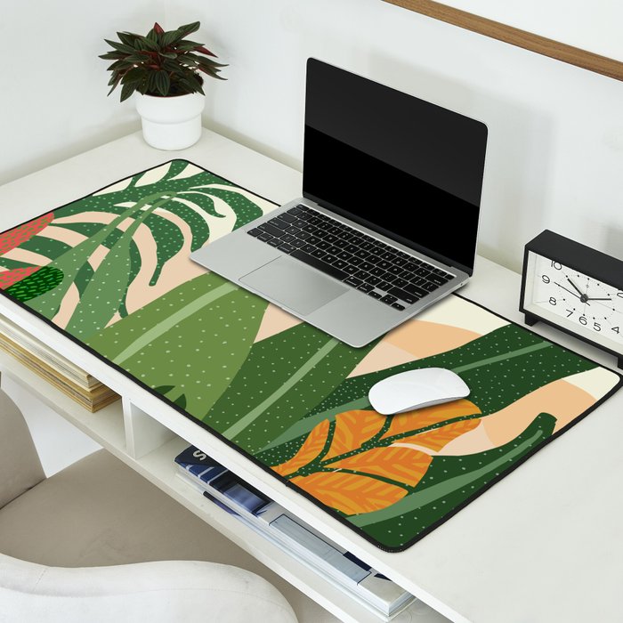 Desert Garden Sunset Landscape Desk Mat Gallery Image 2