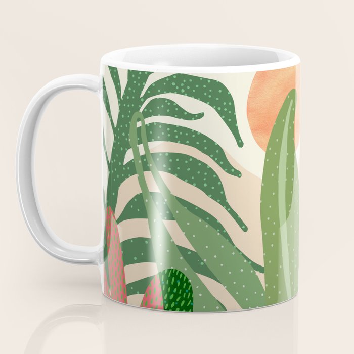 Desert Garden Sunset Landscape Coffee Mug Gallery Image 3