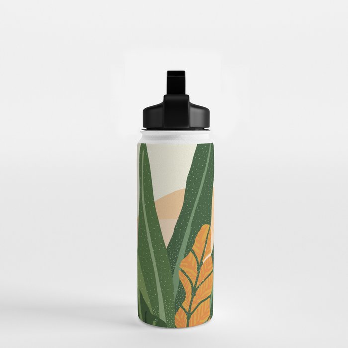 Desert Garden Sunset Landscape Water Bottle Gallery Image 2