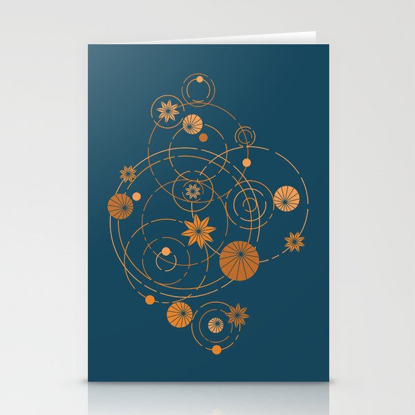 Lotus pool geometry Stationery Card Gallery Image 2