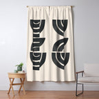 Geometric Rhythm 1 Window Curtain Gallery Image 5