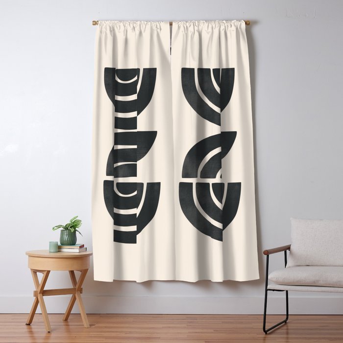 Geometric Rhythm 1 Window Curtain Gallery Image 5