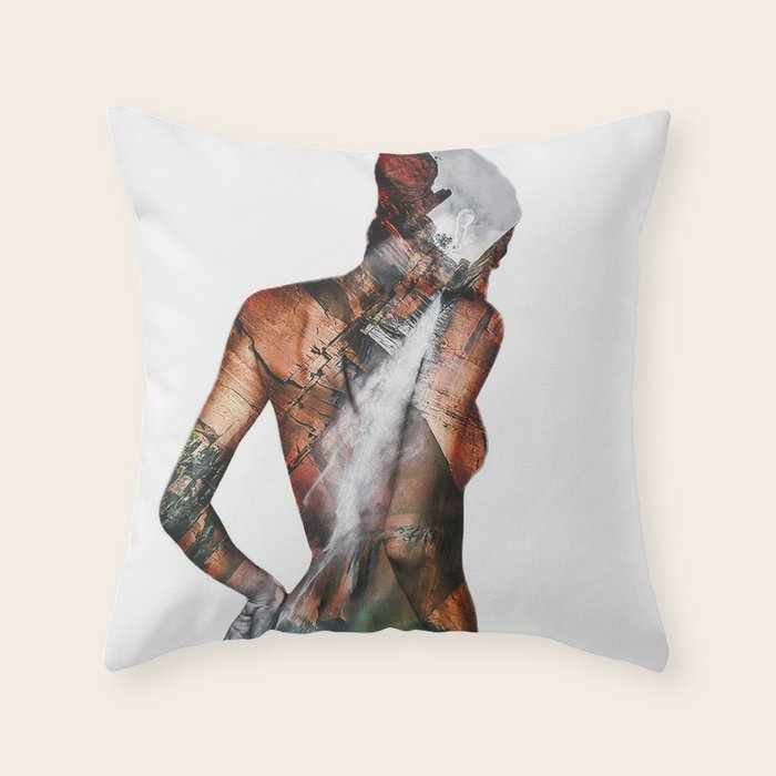 Wild Nature 2 Throw Pillow Gallery Image 1