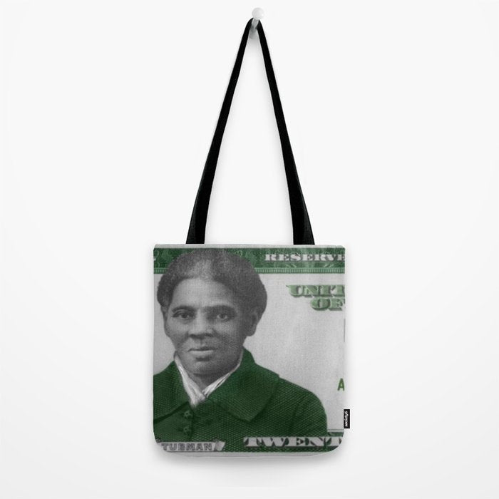 Proposed African American Icon Harriet Tubman Single U.S. Mint 20 Dollar bill Tote Bag Gallery Image 2