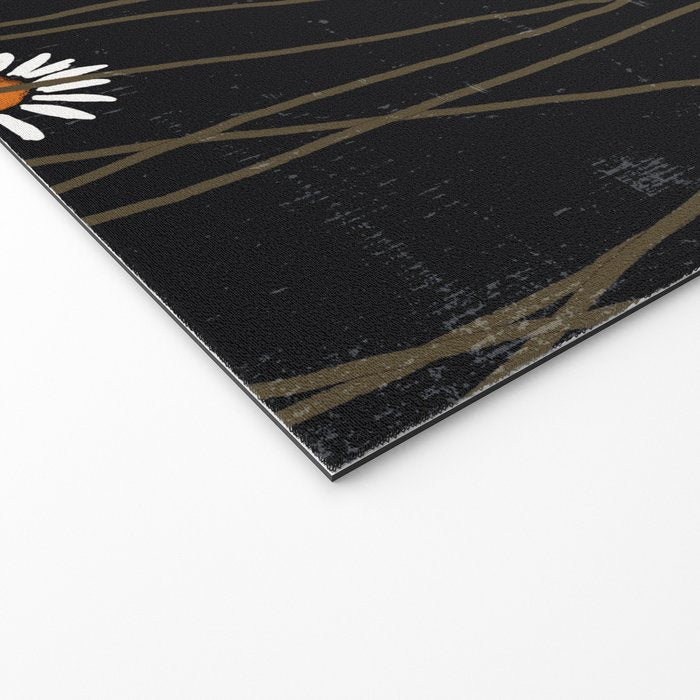 Wild Daisy Flowers 2 Welcome Mat Gallery Image 2