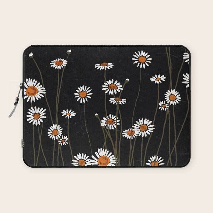 Wild Daisy Flowers 2 Laptop Sleeve Gallery Image 1