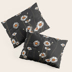 Wild Daisy Flowers 2 Pillow Sham Gallery Image 3