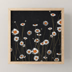Wild Daisy Flowers 2 Mini Art Print Gallery Image 1
