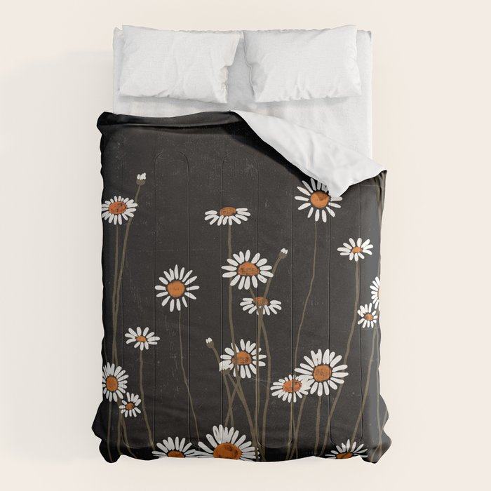 Wild Daisy Flowers 2 Comforter Gallery Image 1