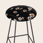 Wild Daisy Flowers 2 Stool Gallery Image 2