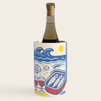 Sardines, Lemons and Wine at the Beach Wine Chiller Gallery Image 1