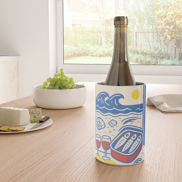Sardines, Lemons and Wine at the Beach Wine Chiller Gallery Image 4