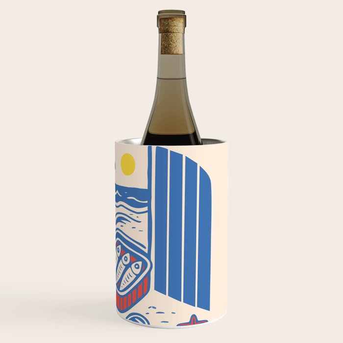 Sardines, Lemons and Wine at the Beach Wine Chiller Gallery Image 3