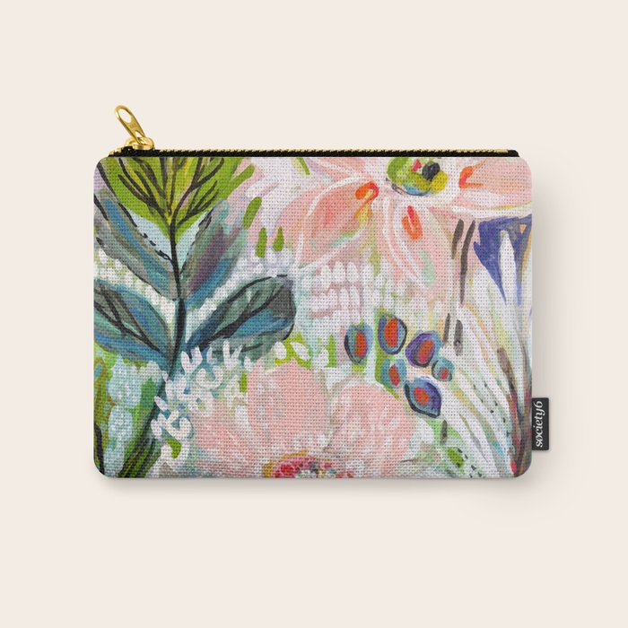 Bohemian Flower Garden Carry All Pouch Gallery Image 1