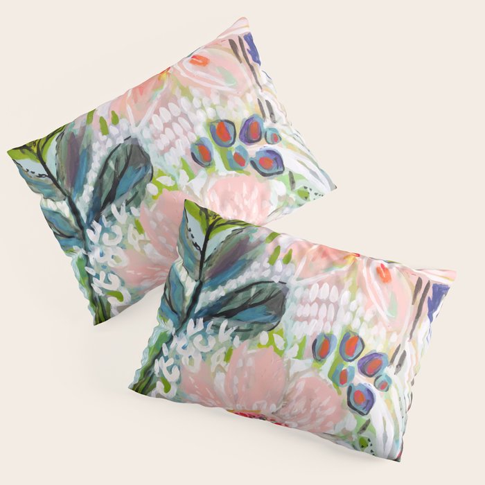 Bohemian Flower Garden Pillow Sham Gallery Image 3