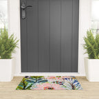 Bohemian Flower Garden Welcome Mat Gallery Image 3