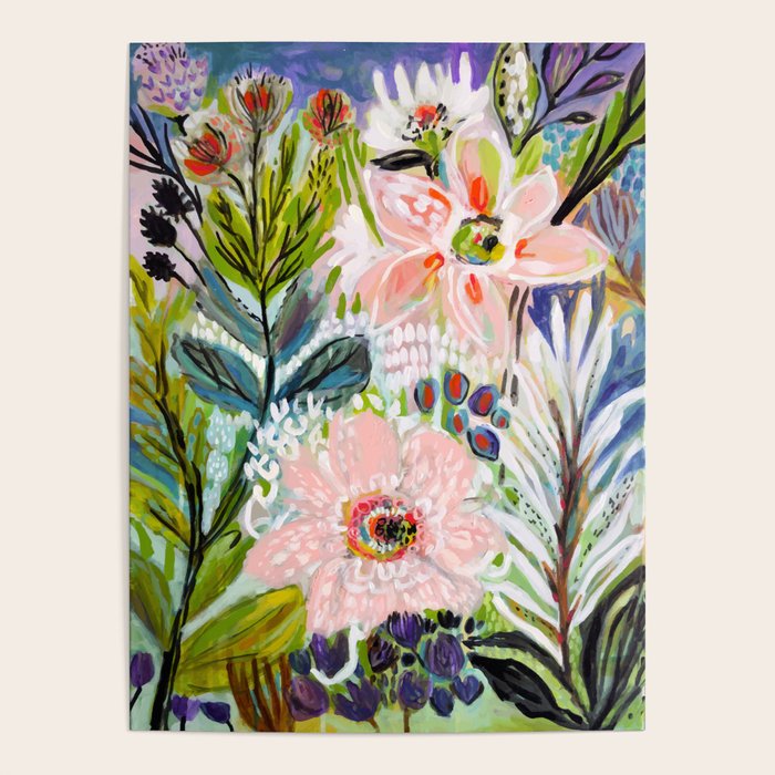 Bohemian Flower Garden Poster Gallery Image 1