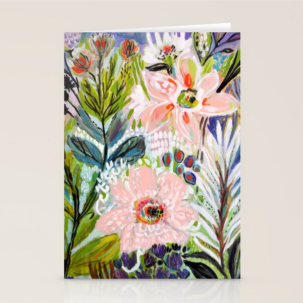 Bohemian Flower Garden Stationery Card Gallery Image 2