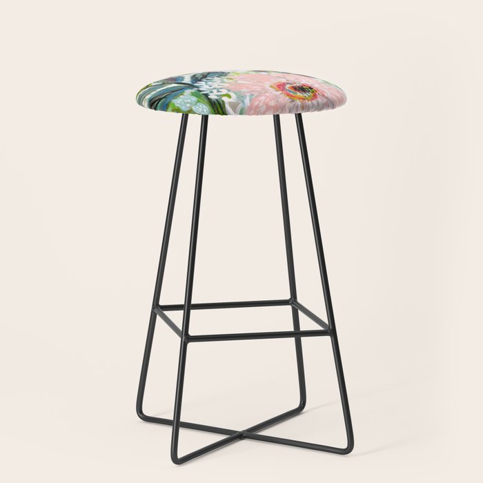 Bohemian Flower Garden Stool Gallery Image 1