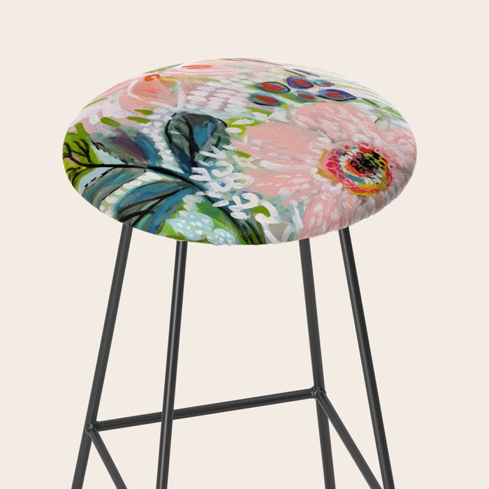 Bohemian Flower Garden Stool Gallery Image 2