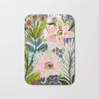 Bohemian Flower Garden Bath Mat Gallery Image 1