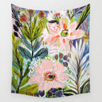 Bohemian Flower Garden Wall Tapestry Gallery Image 4