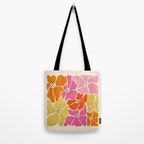 Blooming Retro Florals Tote Bag Gallery Image 2