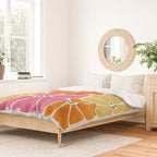 Blooming Retro Florals Duvet Cover Gallery Image 2
