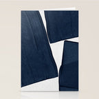 Minimalist Painting Blue III, Mid Century Modern Stationery Card Gallery Image 2