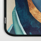 Abstract Blue with Gold Laptop Sleeve Gallery Image 3