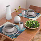 Abstract Blue with Gold Placemat Gallery Image 2