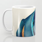 Abstract Blue with Gold Coffee Mug Gallery Image 3