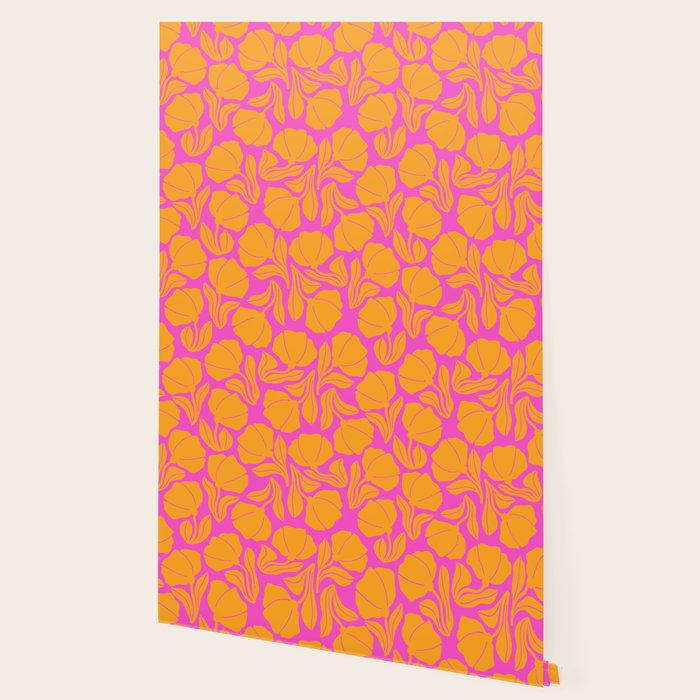 Boho Blooms - Yellow Wallpaper Gallery Image 2