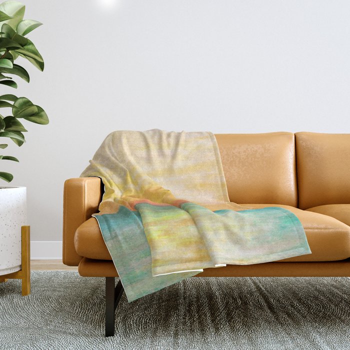 Summer Sunset Throw Blanket Gallery Image 1