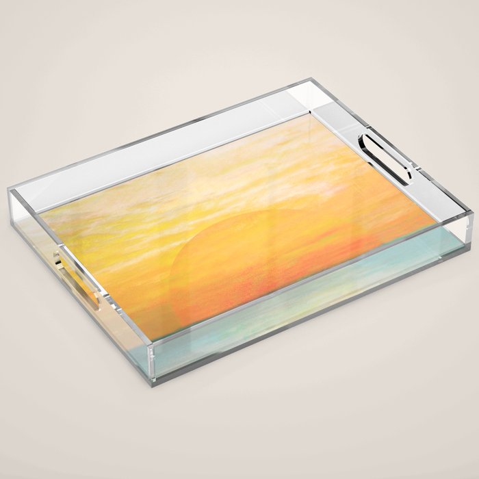 Summer Sunset Acrylic Tray Gallery Image 1