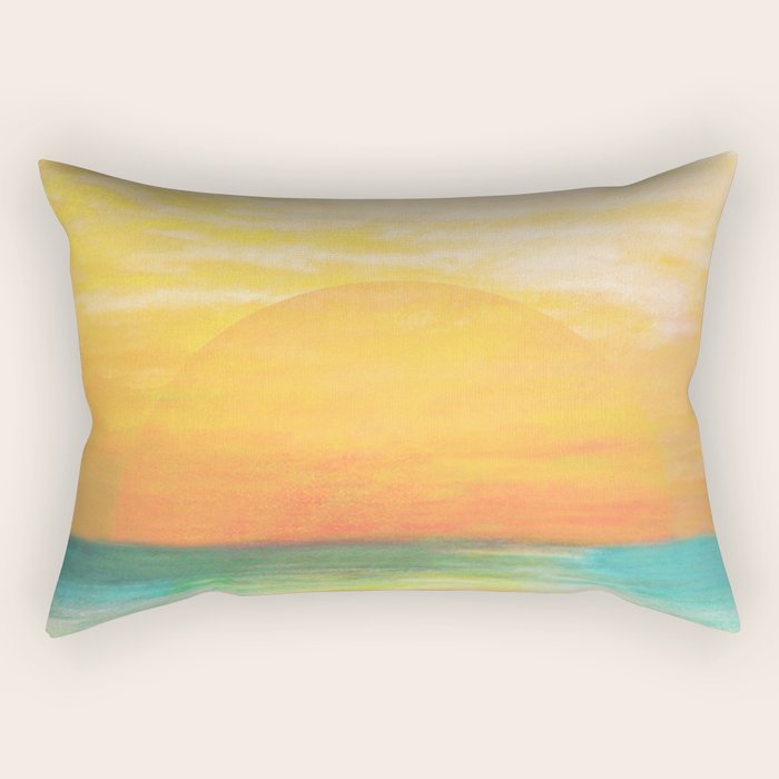Summer Sunset Rectangular Pillow Gallery Image 1