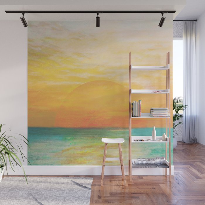 Summer Sunset Wall Mural Gallery Image 1