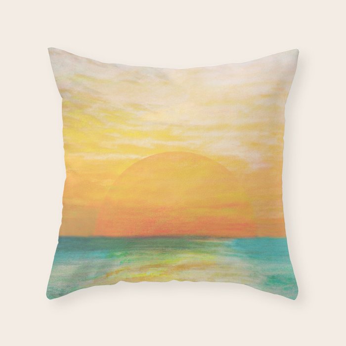 Summer Sunset Throw Pillow Gallery Image 6