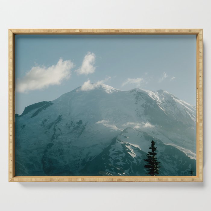 Mount Rainier VIII Serving Tray Gallery Image 1