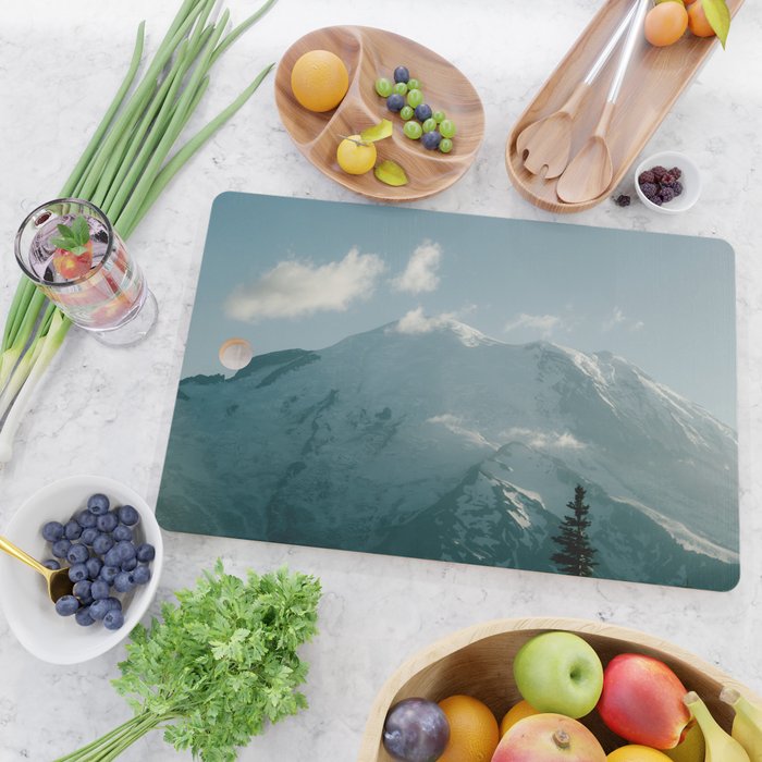 Mount Rainier VIII Cutting Board Gallery Image 2
