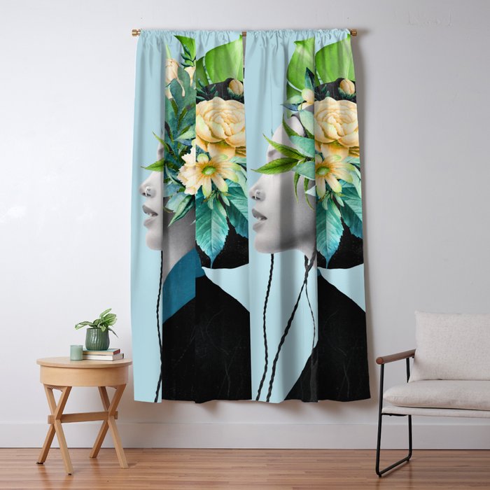 Tropical Girl 6 Window Curtain Gallery Image 5