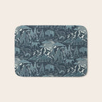 Wild West - Blue Bath Mat Gallery Image 1