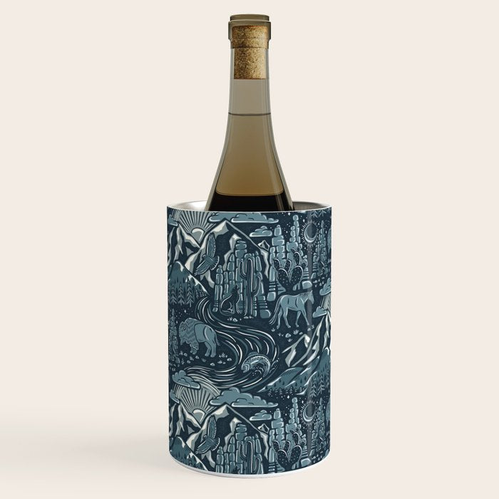 Wild West - Blue Wine Chiller Gallery Image 2