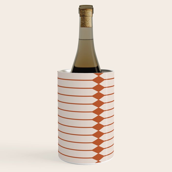 Minimal Geometric Pattern - Coral Wine Chiller Gallery Image 3